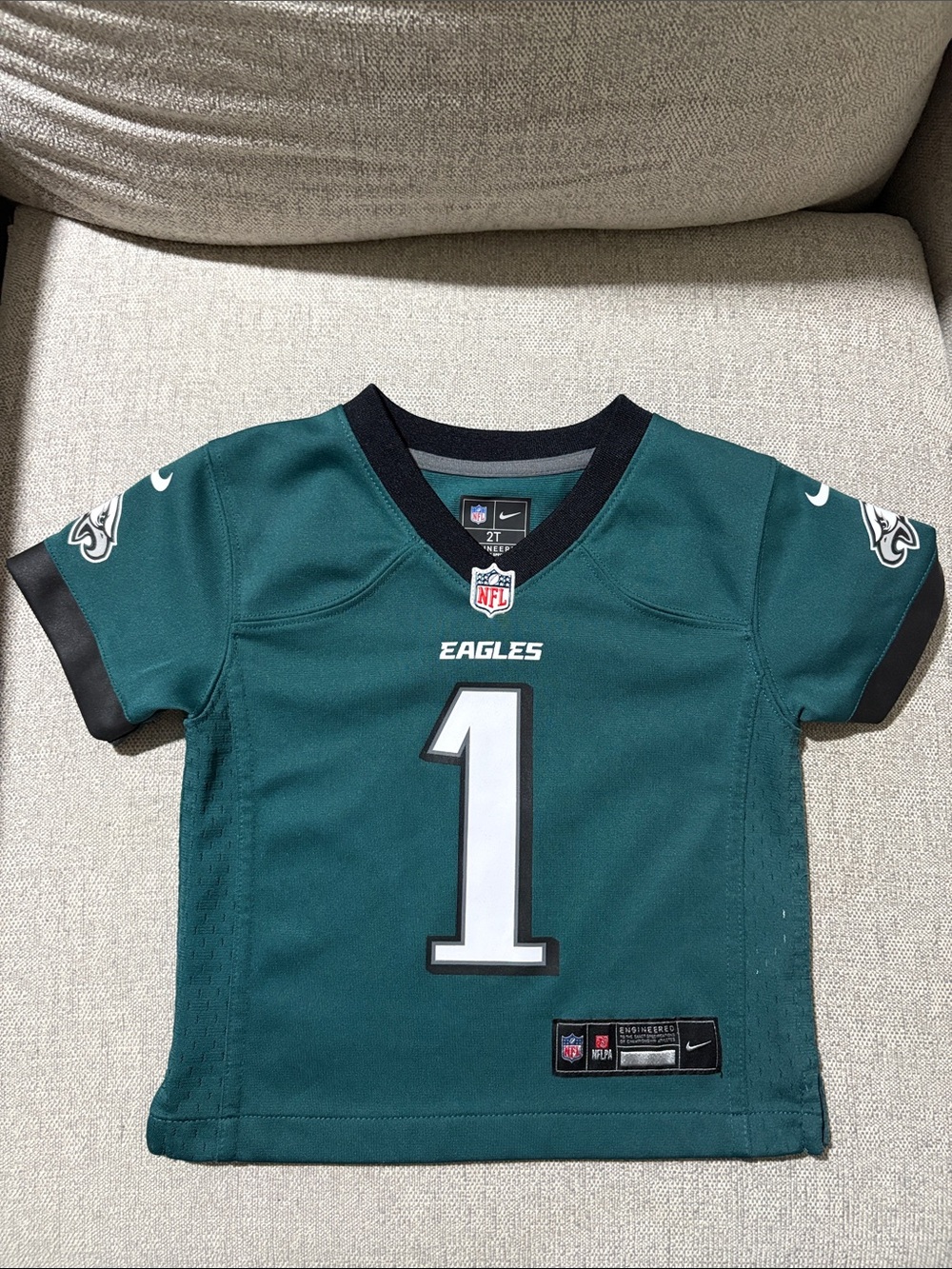 Philadelphia Eagles Toddler Jalen Hurts Football Jersey